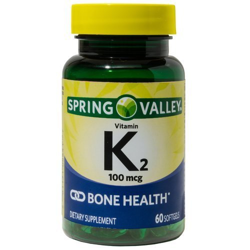 Frasco de Spring Valley Vitamina K2 100 mcg