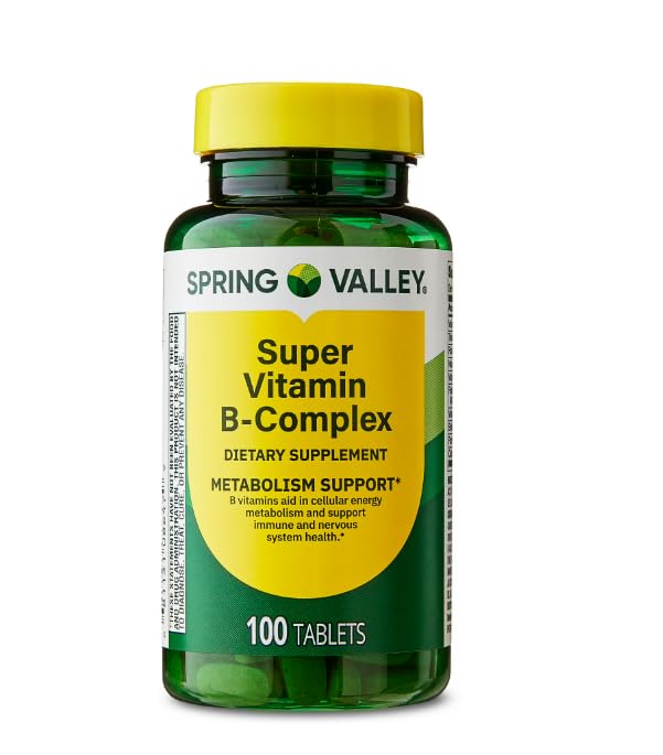 Frasco de Spring Valley complejo de vitaminas B
