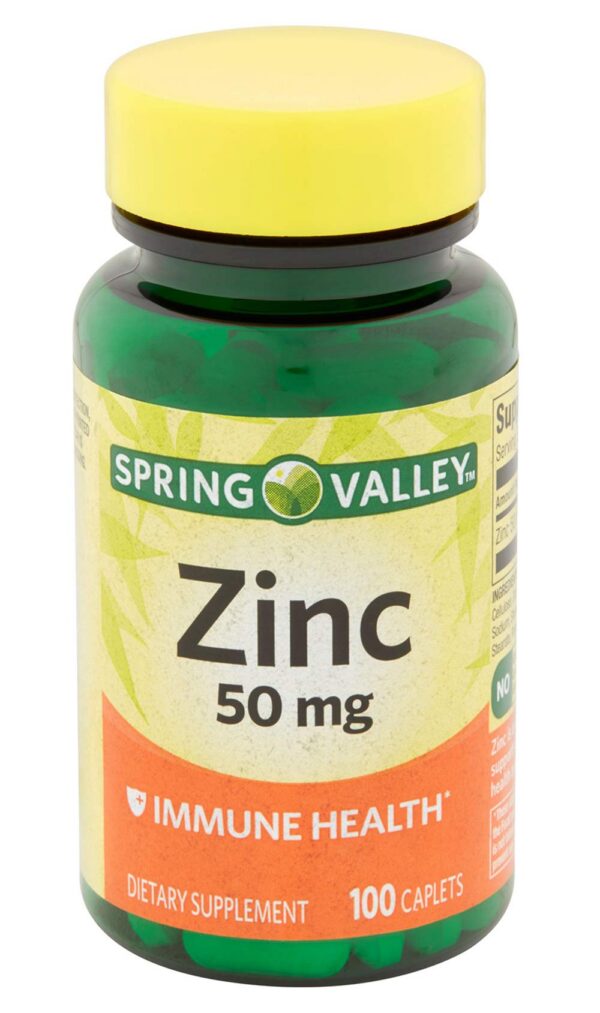 Paquete 2-pack de zinc 50 mg