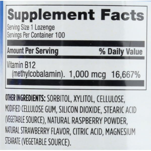 Version 1.0.0 Etiqueta Sprouts methyl B-12 1000 mcg