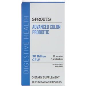 Sprouts probiótico avanzado para colon saludable 30 cápsulas