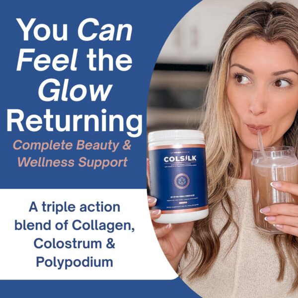 Etiqueta frontal de ColSilk sin sabor