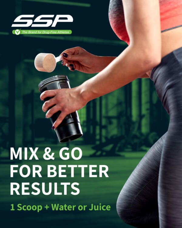 Etiqueta nutricional del producto SSP Creatine