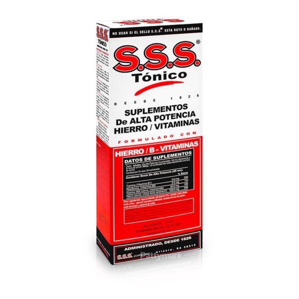 Version 1.0.0 Frasco y etiqueta de SSS- high Potency Supplements