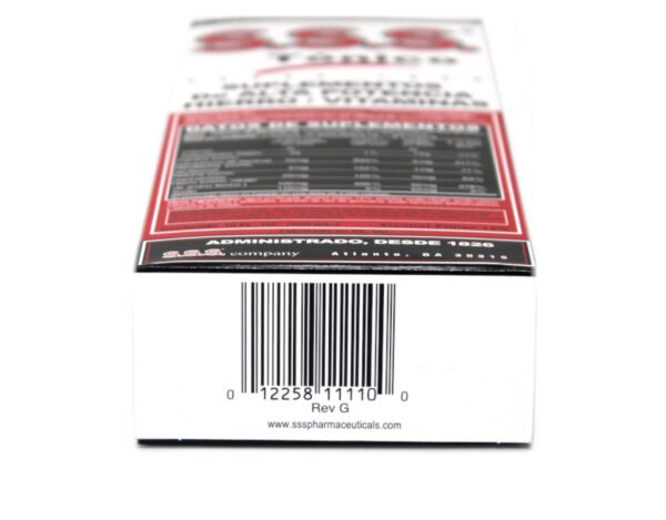 Frasco SSS TONIC 10 oz vista lateral