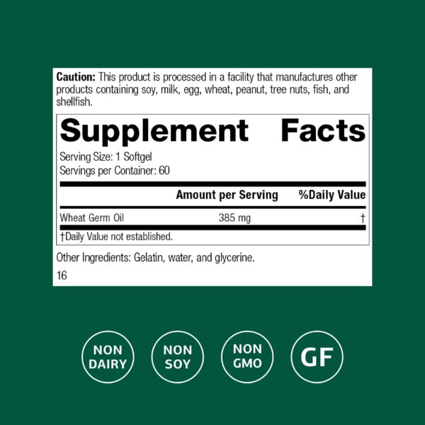 Version 1.0.0 Etiqueta del producto Standard Process Aceite Germen de Trigo