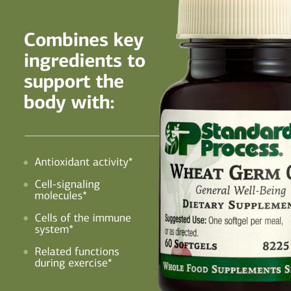 Frasco y tapa de Aceite Germen de Trigo