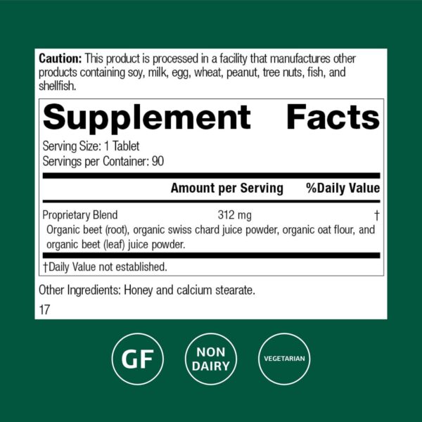 Betafood Standard Process - etiqueta