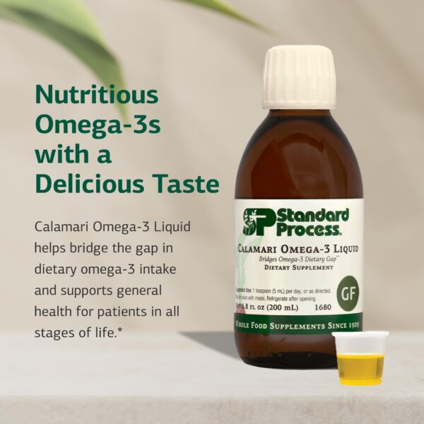 Etiqueta nutricional Calamari Omega-3 Liquido