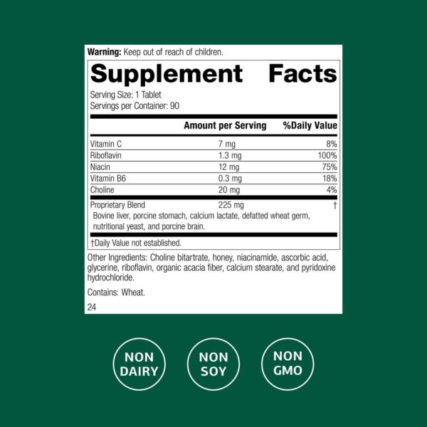 Etiqueta del producto Cataplex B2