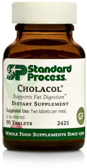 Standard Process Cholacol suplemento vesícula y digestión 90 tabletas