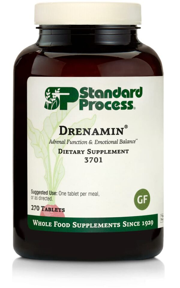 Frasco frontal de Drenamin Standard Process