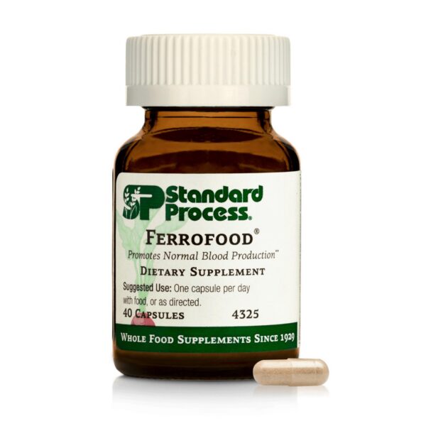 Version 1.0.0 Frasco de Ferrofood hierro, frente