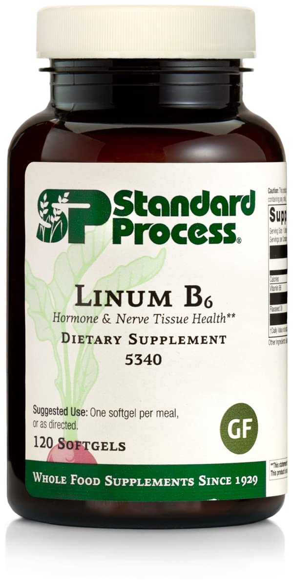 Standard Process Linum B6 envase 120 softgels amarillo
