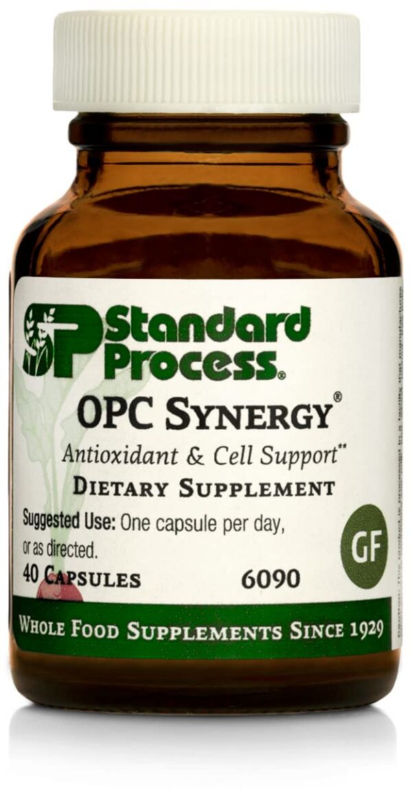 Standard Process OPC Synergy suplemento apoyo cerebral salud ocular 40 cápsulas