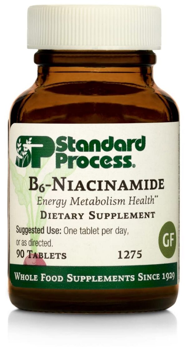 Standard Process tabletas B6 Niacinamida metabolismo y energía