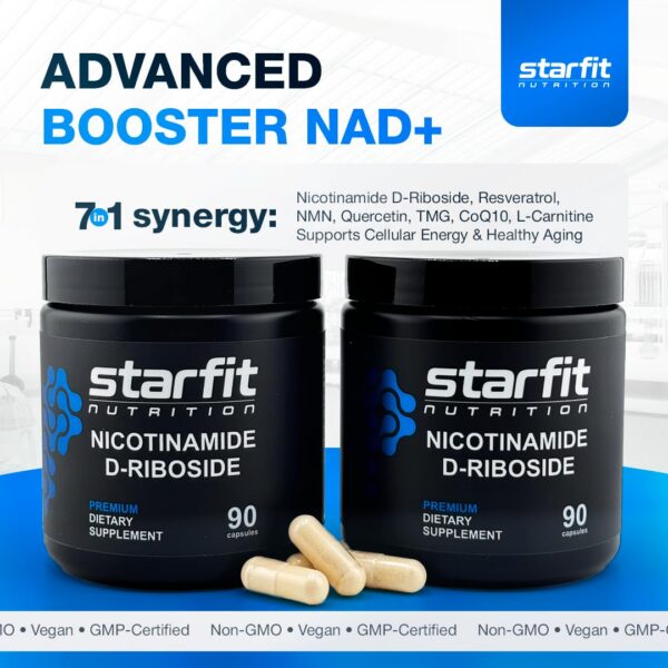 Cápsulas de STARFIT nicotinamida para energía y enfoque