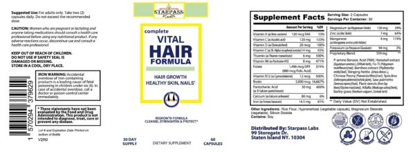 Version 1.0.0 Caja y frasco Hair Formula