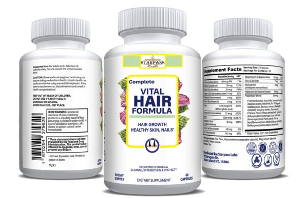 Version 1.0.0 Etiqueta frontal de Hair Formula