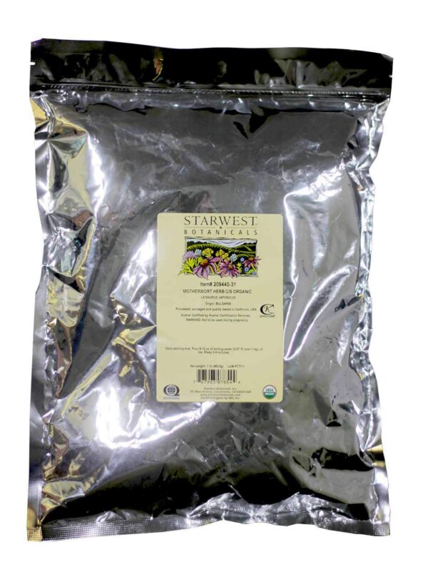 Starwest Botanicals Madrewort Hierba C/S organica Leonurus Japonicus