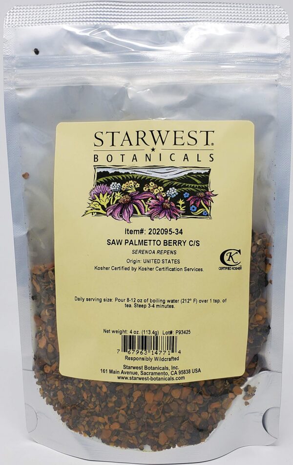 Bayas Saw Palmetto Picadas Starwest Botanicals