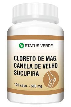 Status Verde suplemento cloruro de magnesio canela de viejo 120 cápsulas