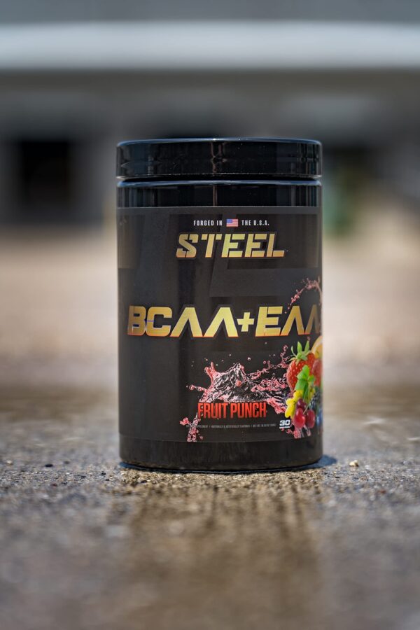 Version 1.0.0 Steel Supplements BCAA EAA polvo 2:1:1 30 porciones