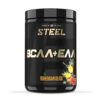 Frente del envase Steel Supplements BCAA EAA polvo