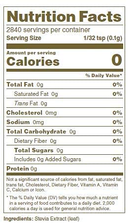 Stevia pura Mama Saaz endulzante natural saludable sin gluten