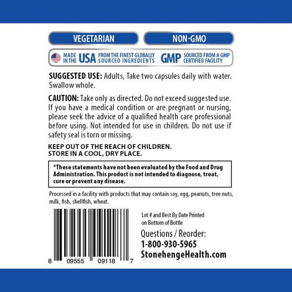 Stonehenge Health cápsulas de hongos para sistema inmune y cerebro
