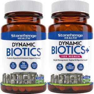 Stonehenge Health Dynamic Biotics probióticos 55 mil millones UFC