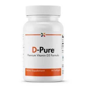 Stop Aging Now D-Pure Vitamina D3 5000 IU frasco 90 softgeles