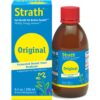 Frente del frasco Strath Nutritional Yeast jarabe