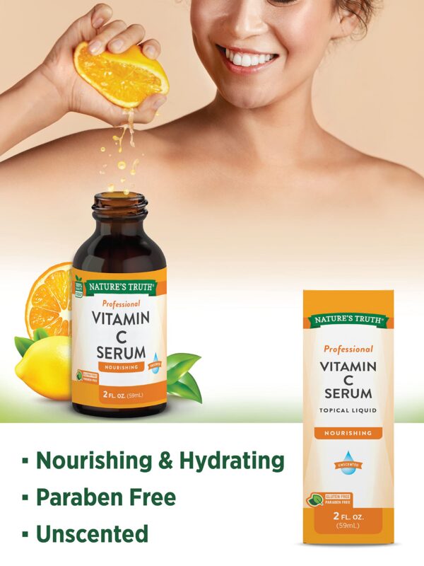 Suero antioxidante de vitamina C Nature's Truth piel saludable