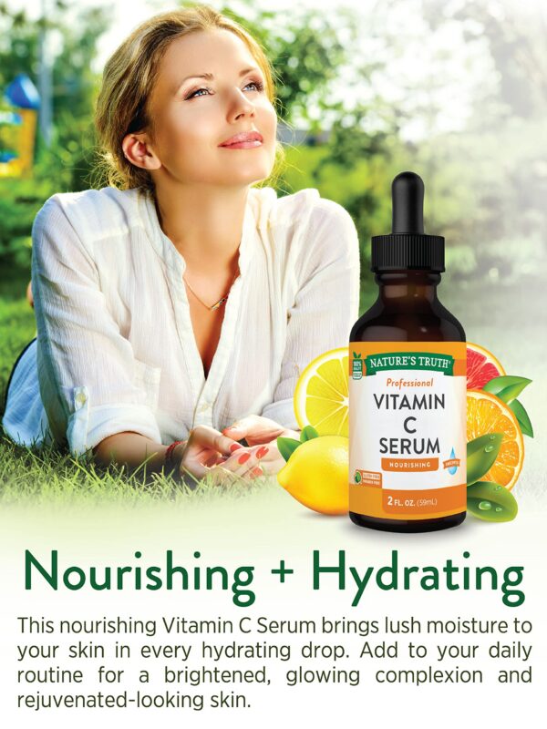 Suero facial vitamina C nutritivo sin colorantes artificiales