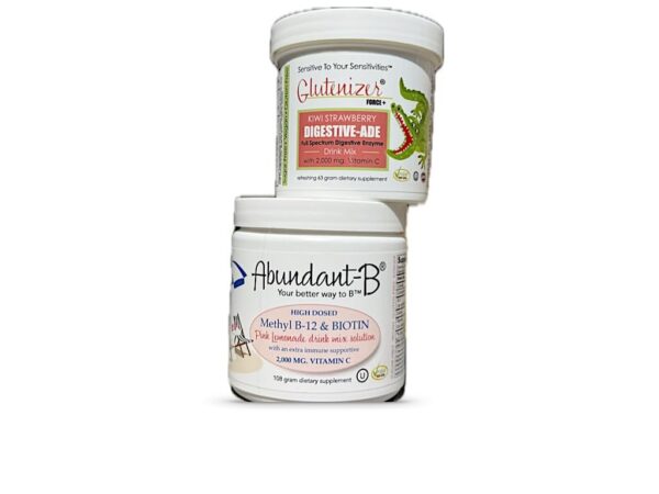 Sufficient-C Abundant-B Glutenizer doble pack frontal