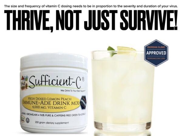 Sufficient-C suplemento immune ade vitaminas sabores naturales