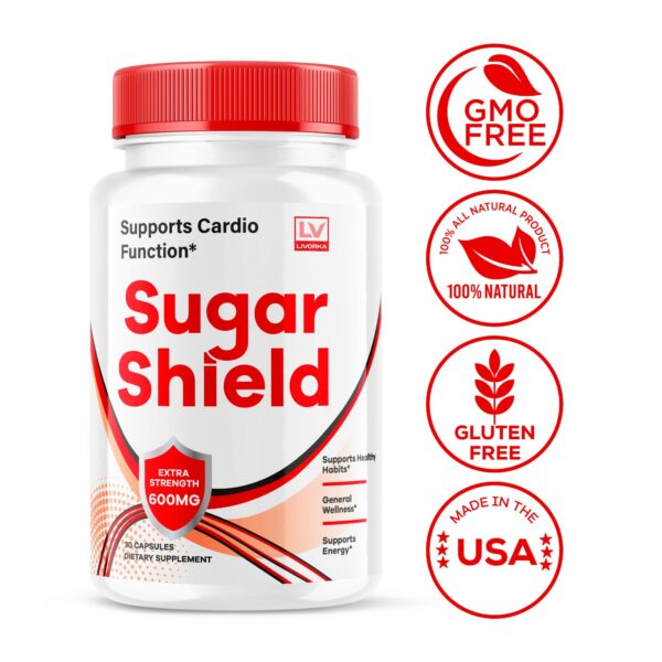 Detalle de etiqueta Sugar Shield All Natural