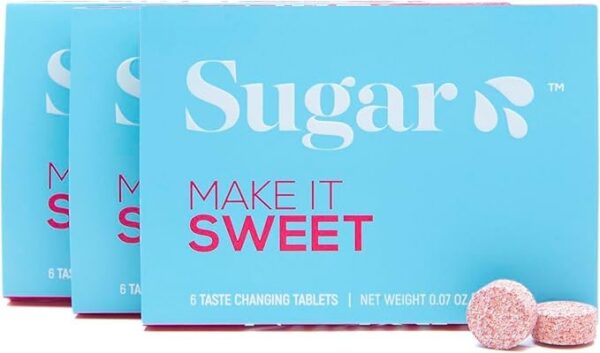Sugar Splash tabletas que cambian el sabor – vista frontal