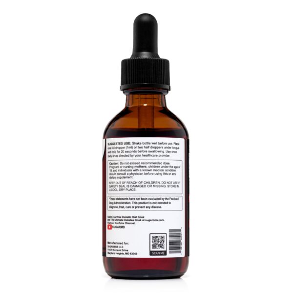 Etiqueta SugarMD B12 5000 mcg