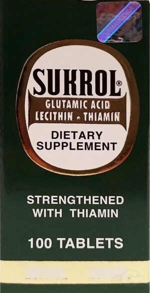 Frente de Sukrol Suplemento Dietario 100 comprimidos