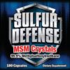 Etiqueta frontal de Sulfur Defense Opti-MSM