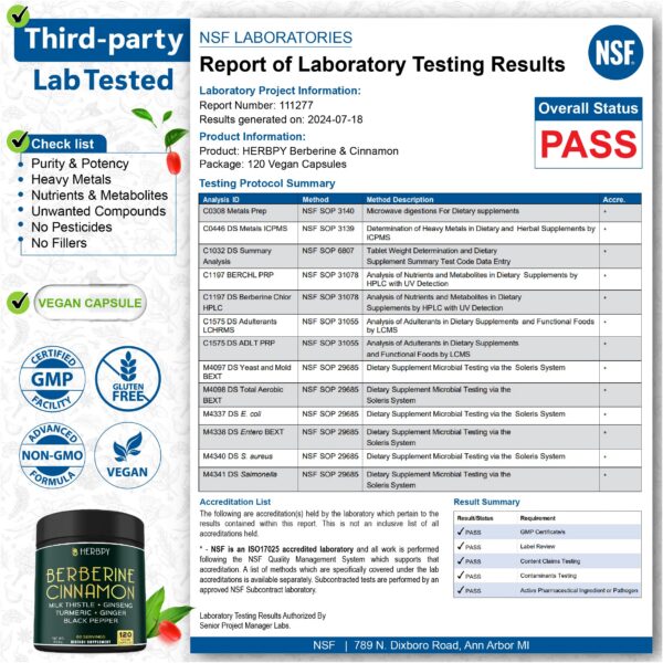 Suministro de 120 cápsulas vegetales Herbpy para salud