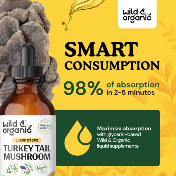 Suministro para 56 días de tintura cola de pavo orgánica