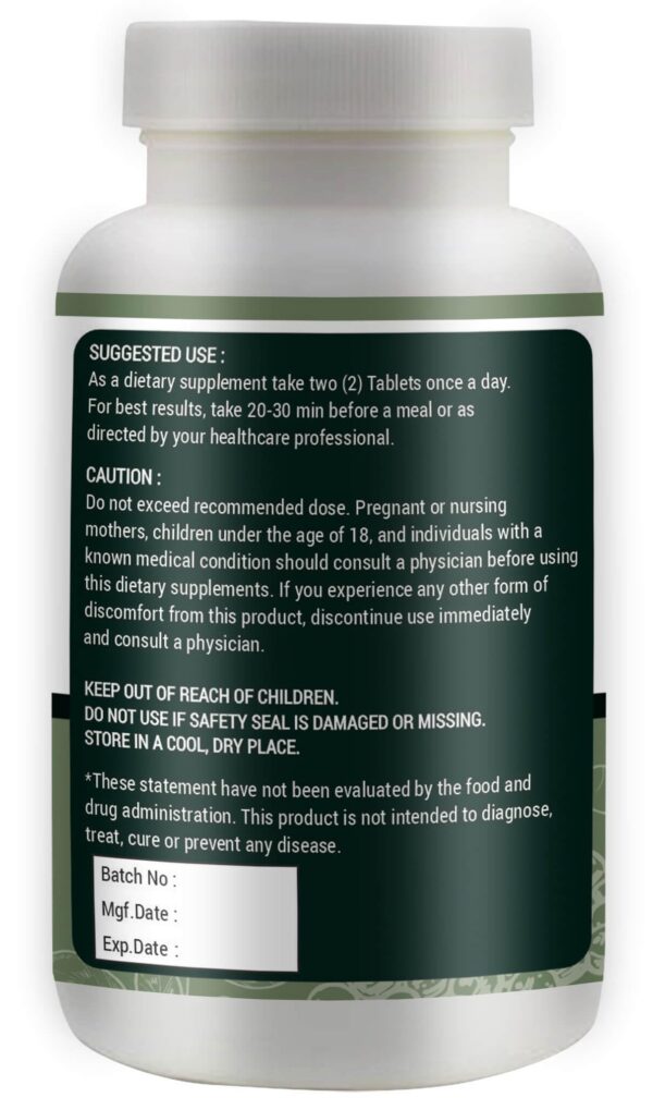 Version 1.0.0 Tabletas de moringa, cúrcuma y pimienta negra en caja