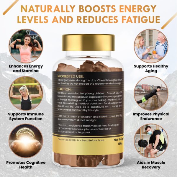 Suministro de un mes de gominolas FUELE+ Shilajit