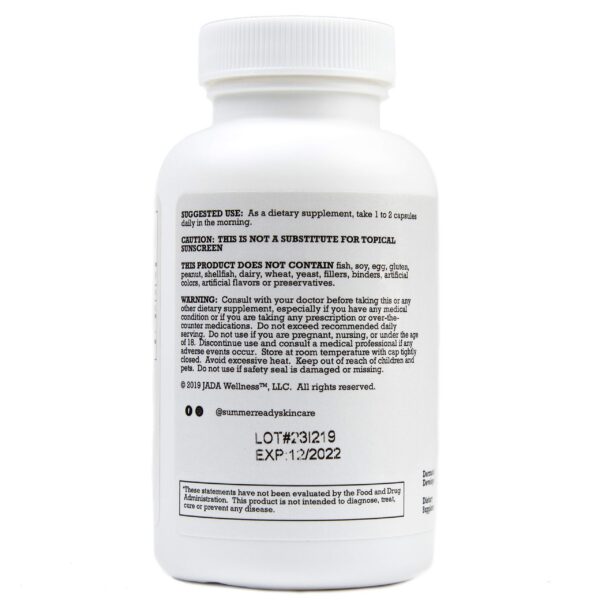 Cápsulas Summer Ready en frasco