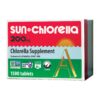 Tabletas Sun Chlorella superalimento alga verde 1500 piezas