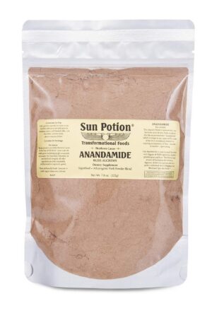 Sun Potion Anandamida orgánica cacao crudo paquete