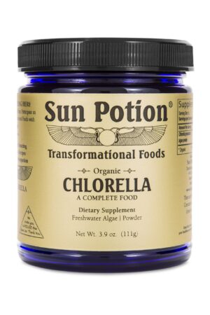 Sun Potion polvo orgánico de chlorella 111 gramos